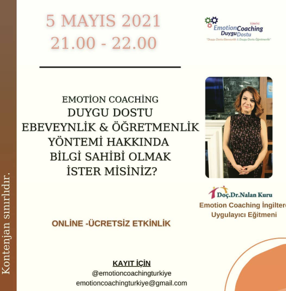 Emotion Coaching Duygu Dostu İletişim Söyleşisi