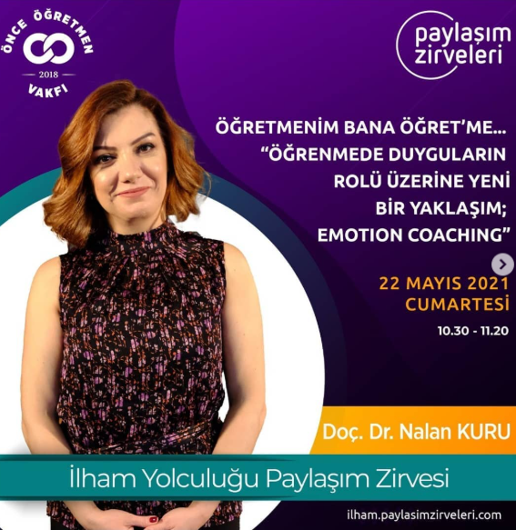 Öğretmenim Bana Öğret'me "Öğrenmede Duyguların Rolü Üzerine Yeni Bir Yaklaşım; Emotion Coaching "