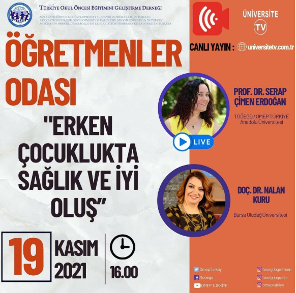 Erken Çocuklukta Sağlık ve İyi Oluş Söyleşisi- Öğretmenler Odası Programı
