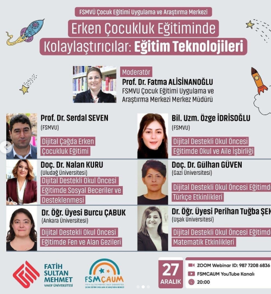Erken Çocukluk Eğitiminde Kolaylaştırıcılar: Eğitim Teknolojileri Söyleşisi