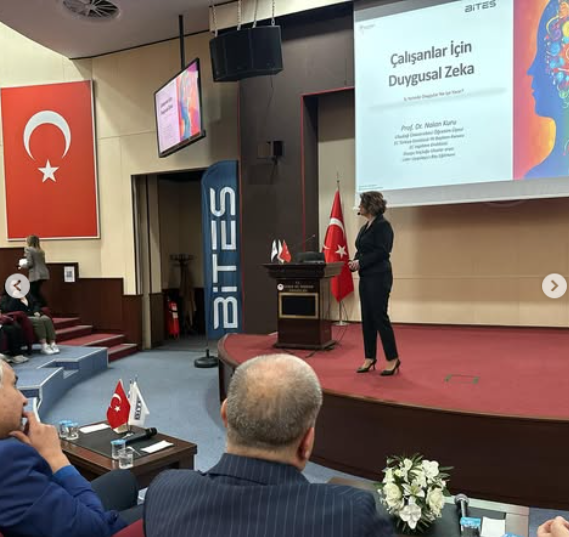 Enstitü kurucumuz ve Emotion Coaching UK Lider Uygulayıcı Eğitmeni Prof. Dr. Nalan Kuru, Ankara’da BİTES Savunma, Havacılık ve Uzay Teknolojileri çalışanlarıyla buluştu.