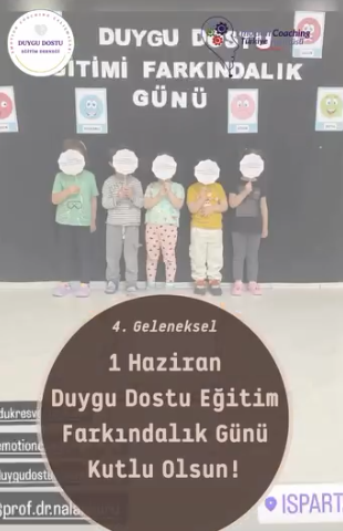 1 Haziran Duygu Dostu Eğitim Farkındalık Gününün 3.sü Gerçekleşti...