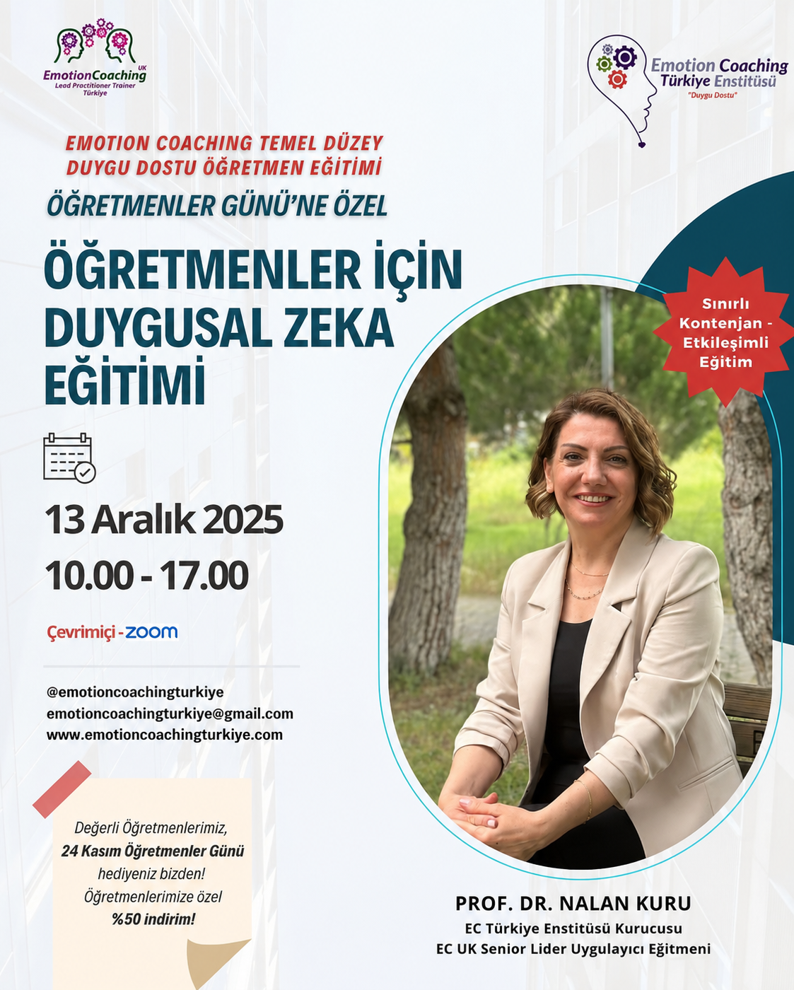 Öğretmenler için Duygusal Zeka Eğitimi