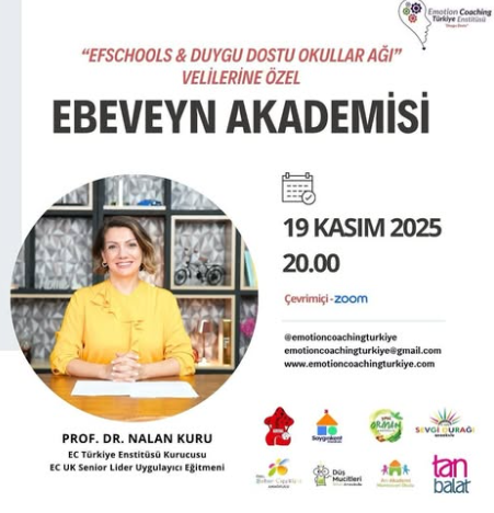 Efschools & Duygu Dostu Okulları Ağı Velilerine Özel Ebeveyn Akademisi